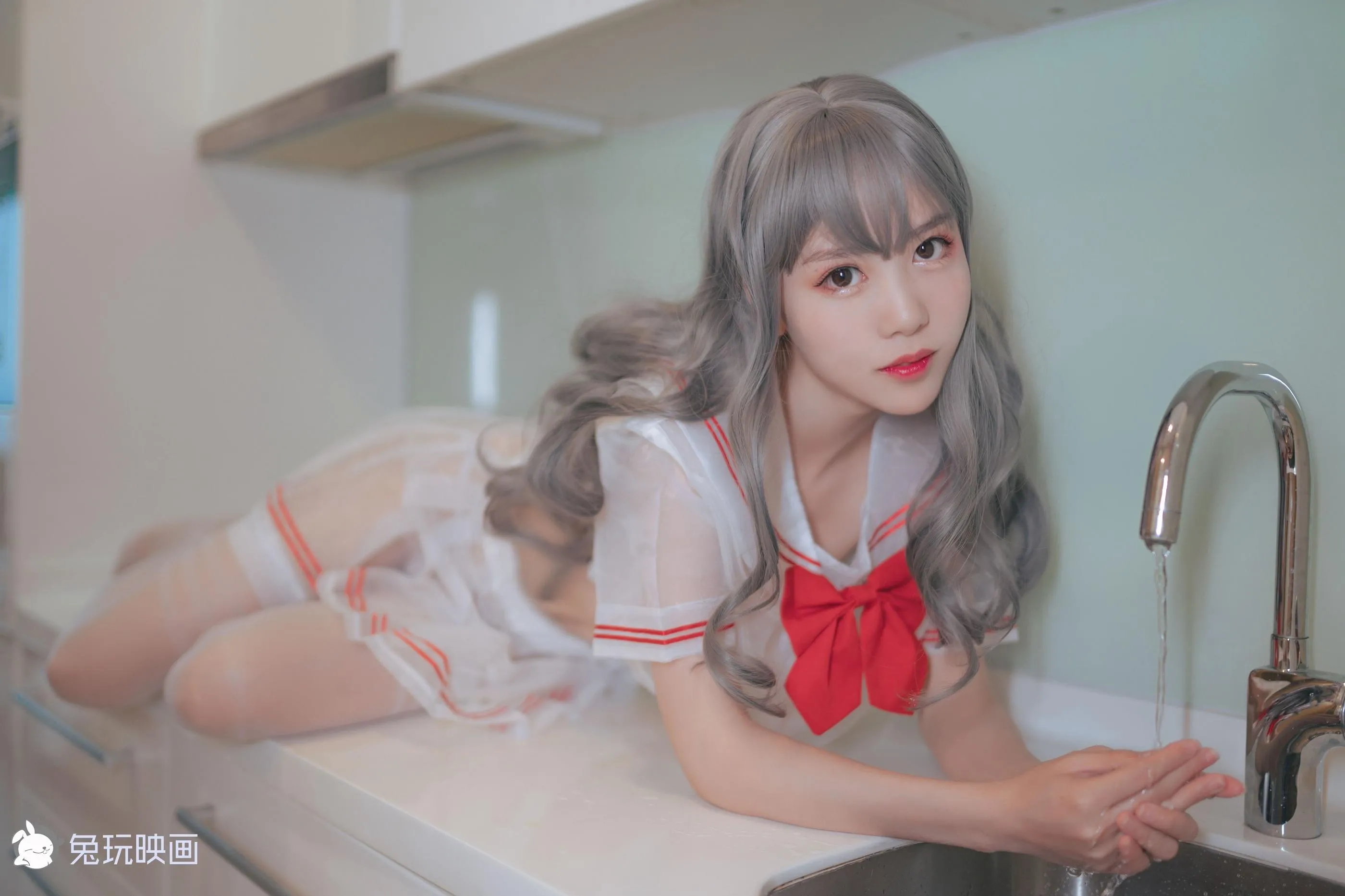抖娘-利世 – NO.30 穿制服的小姐姐（兔玩映画） [42P]插图